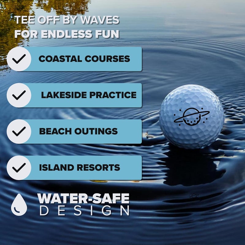 EVERYSWING GOLF HydroStar Floating Golf Balls – Lightweight Golf Balls for Water Hazards & Pool Practice - Golf Balls That Float in Water - Image 2